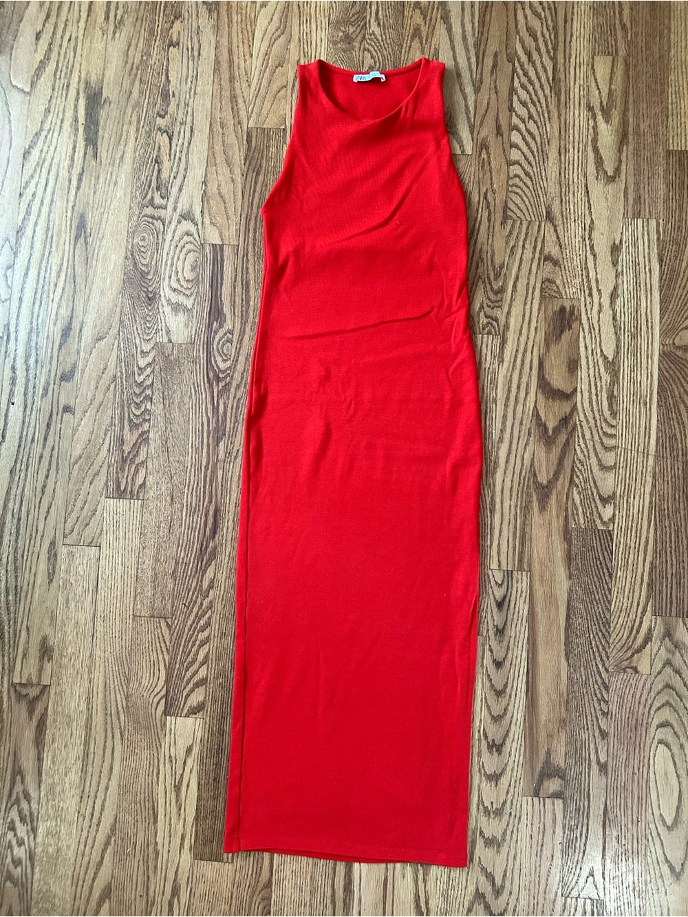 Zara Vibrant Red Maxi Dress
